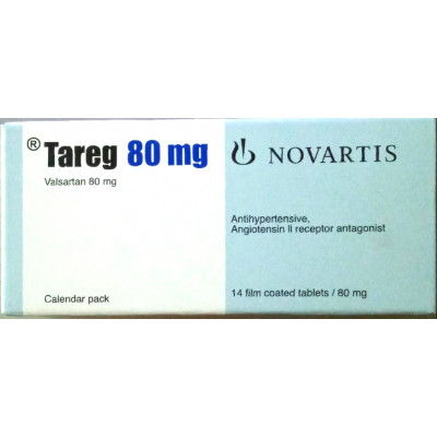 TAREG 80MG ( VALSARTAN ) 14 F.C.TABLETS